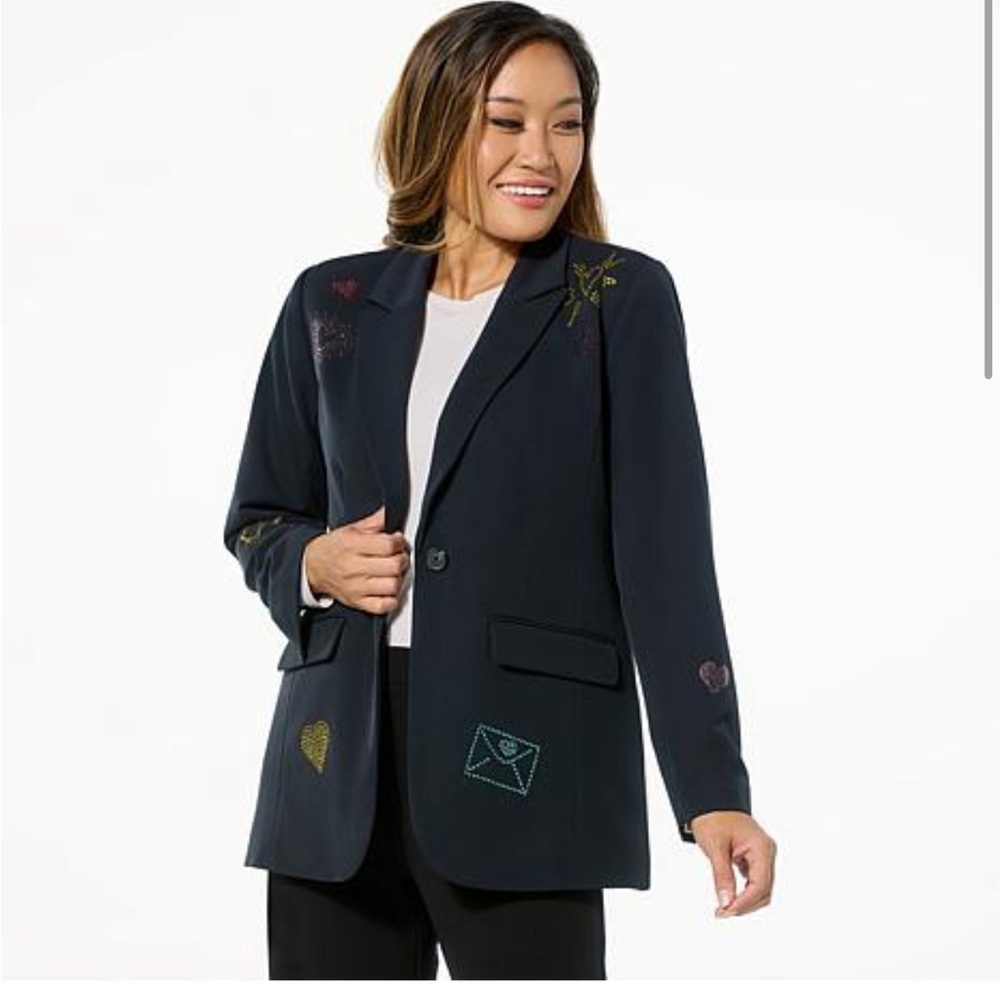 Colleen Lopez Heat Set Blazer NWT